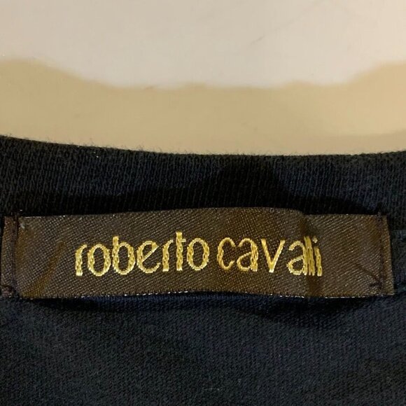 Roberto Cavalli Men's Snake Print Graphic Authentic Hologram T Shirt Size L - Picture 6 of 12